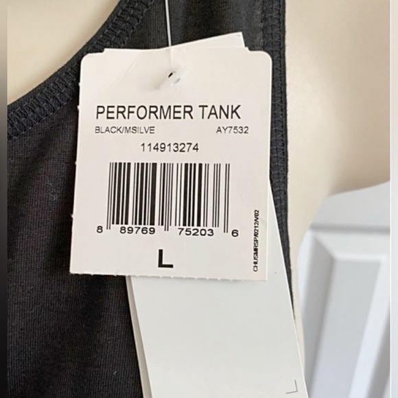 Adidas Women’s Performer Tank Top Black Size L NWT - Picture 7 of 7